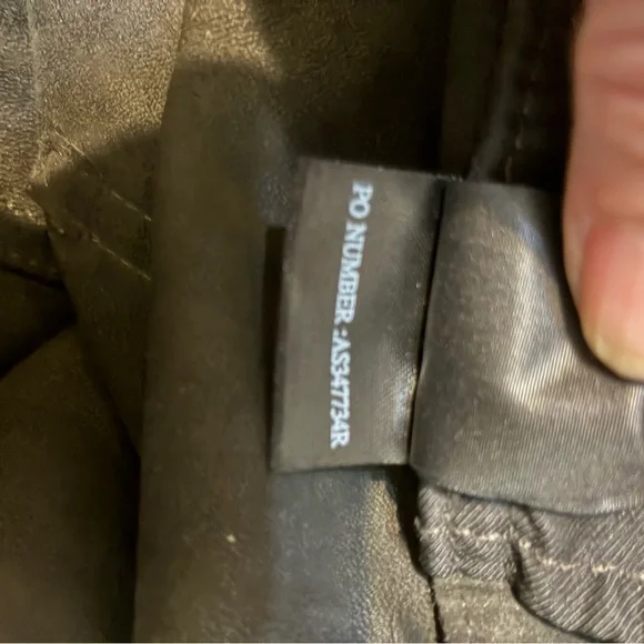 AllSaints Black Tarly Tassel GOAT Suede Fringe Shorts Cowboy rustic Sz 12 - Picture 6 of 8